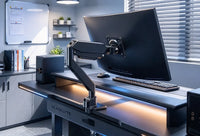 Desk-Mounted Monitor Arms: Clamp Thickness, Grommet Holes, and How to Avoid Desk Damage