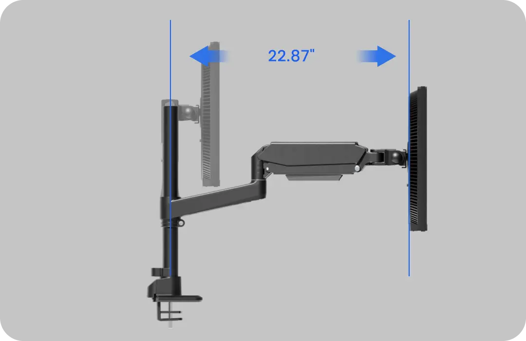 <p>Full range motion</p>