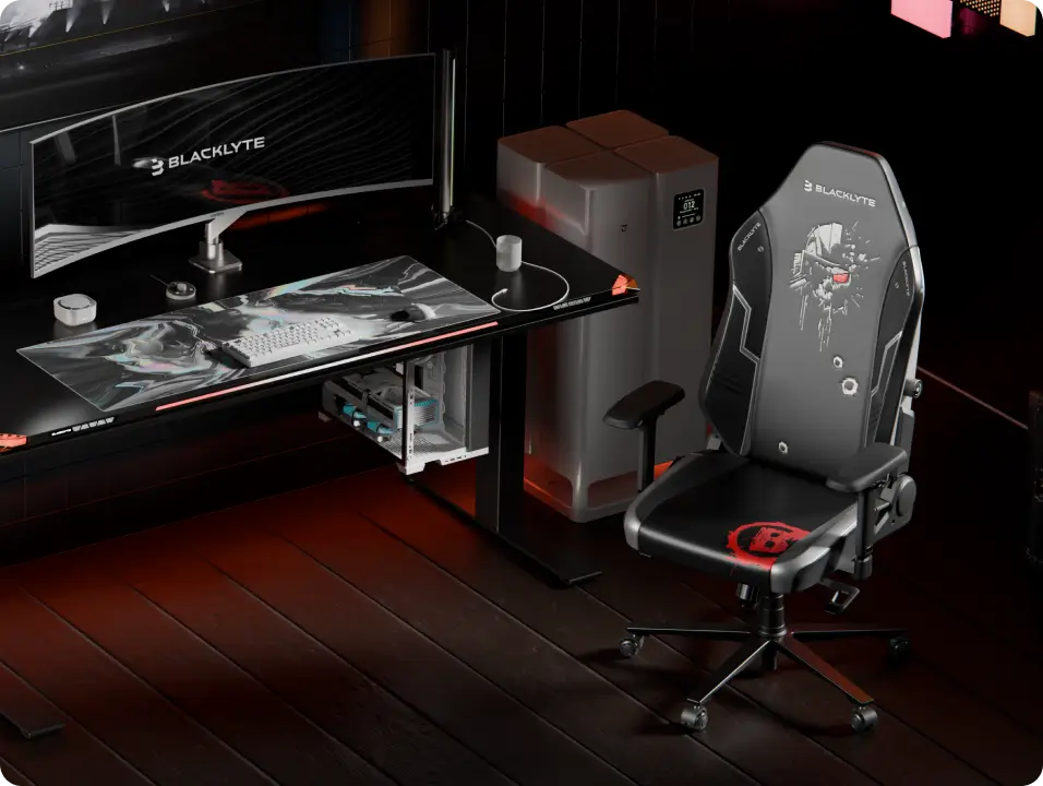 Budapest Major Edition gaming chair with adjustable armrests and reclining back