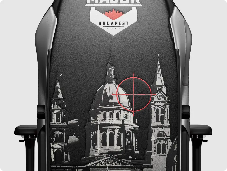 Budapest Major gaming chair with sleek design and premium build quality
