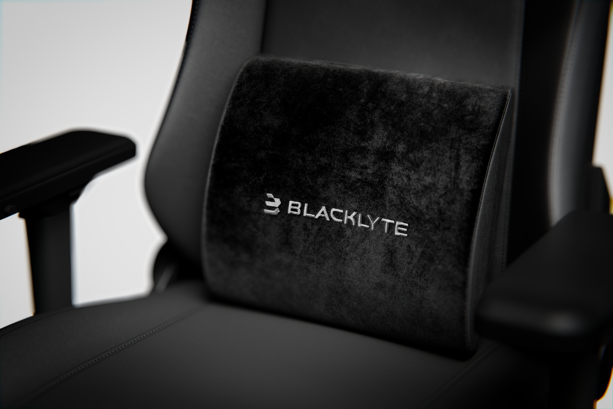 Blacklyte cojín de respaldo de silla de juego