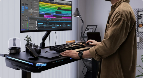 Brazo para monitor doble Atlas