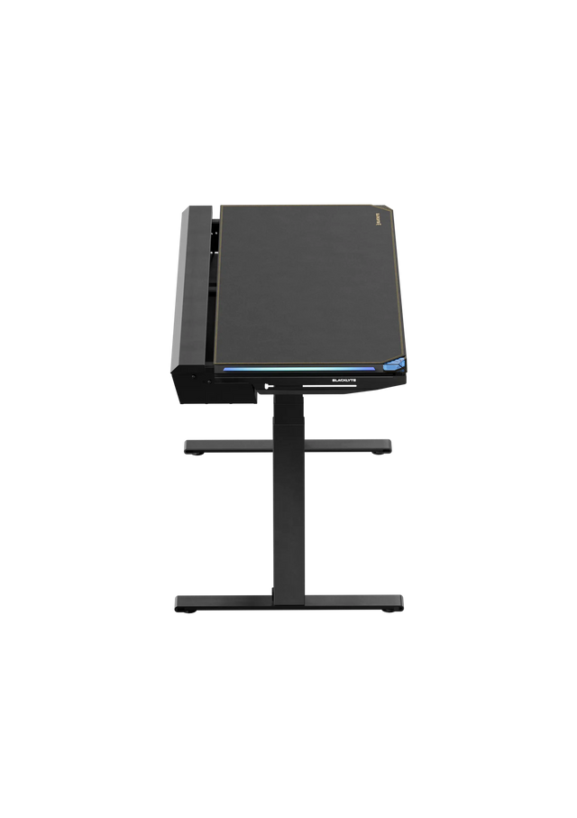 Atlas black adjustable gaming desk