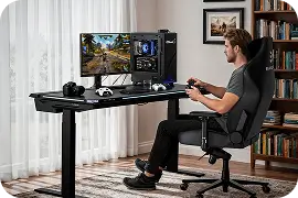 Comfortable computer gaming chair
