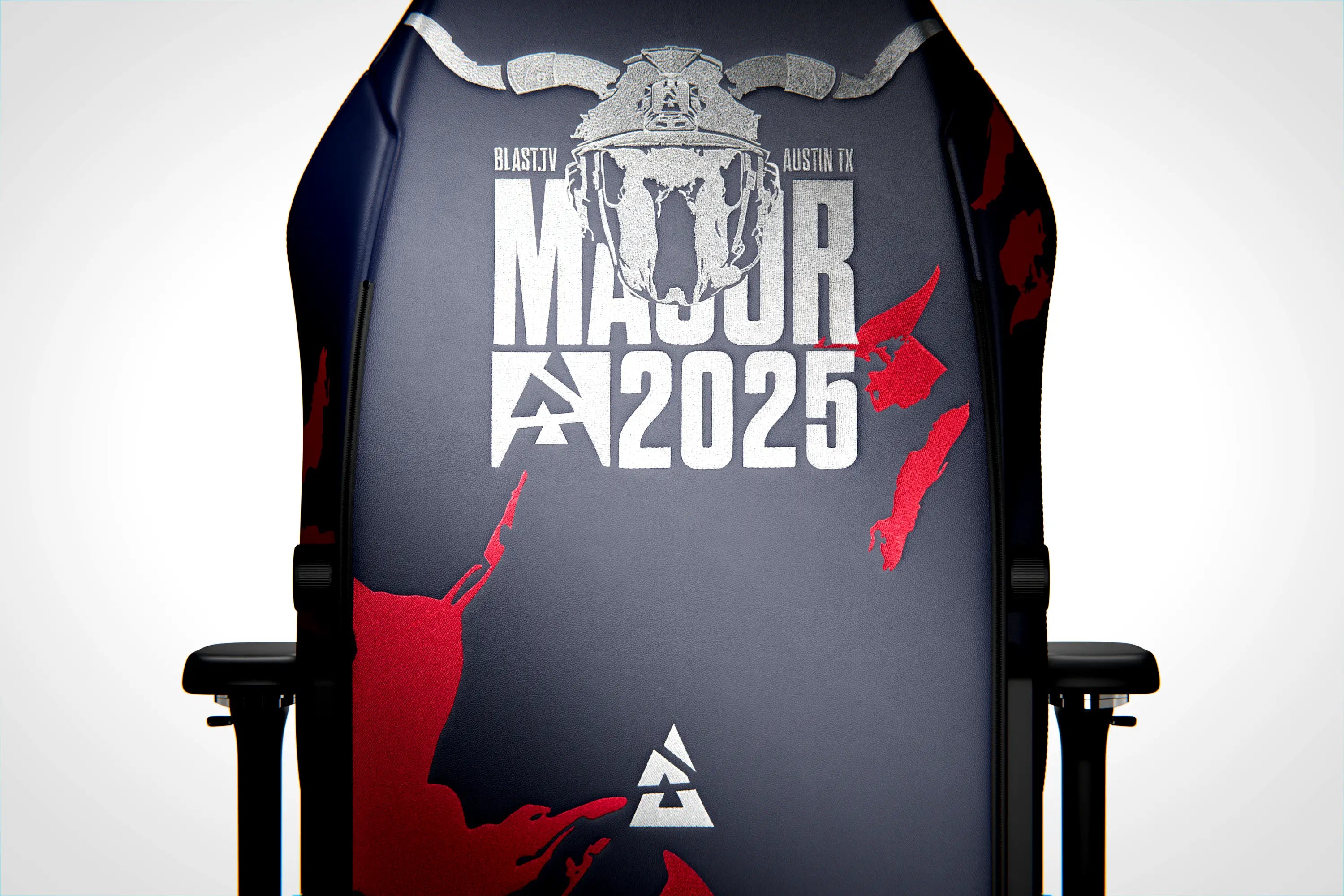 Back view of Austin Major edition gaming chair