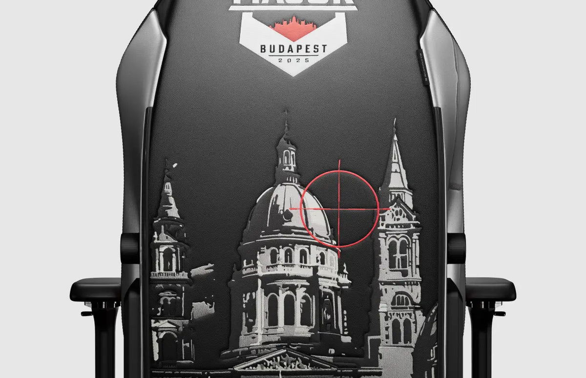 Signature Embroidery Design of Budapest Major Edition Gaming Chair