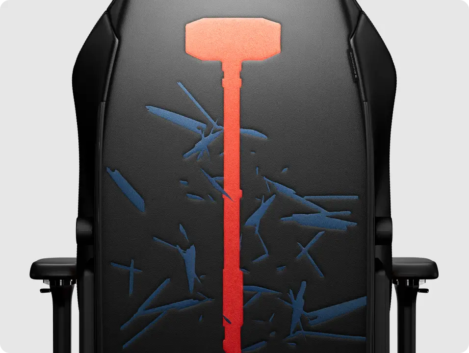 R6 Siege Edition gaming chair with reclining back and adjustable height