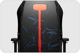 Back View of R6 Siege Edition Athena Pro Gaming Chair