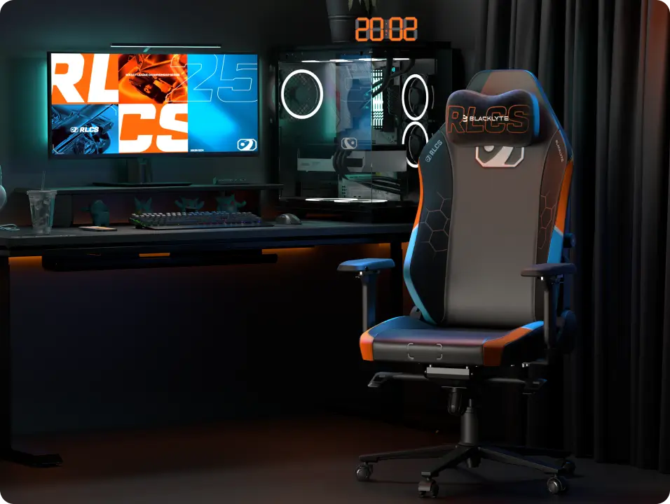 RLCS Edition chair with bold esports aesthetics and clean lines