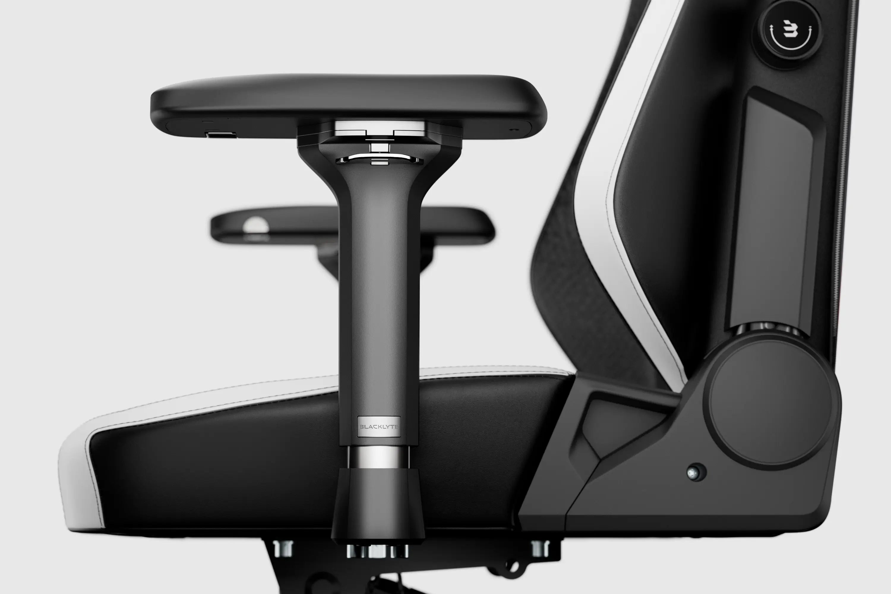 Team spirit edition gaming chair with adjustable armrests